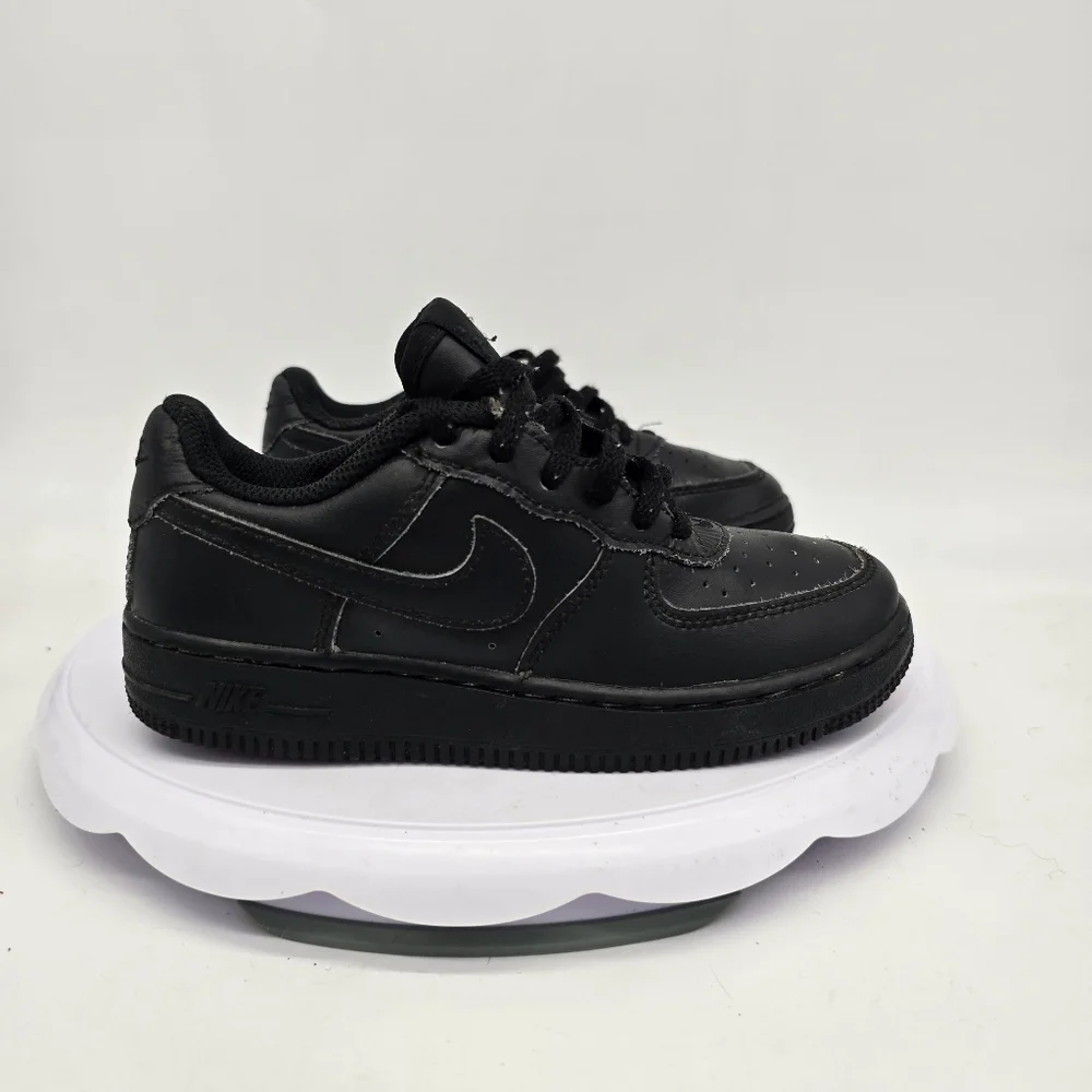 Nike Shoe Youth 13 C Air Force 1 Low Triple Black Sneakers 314193-009